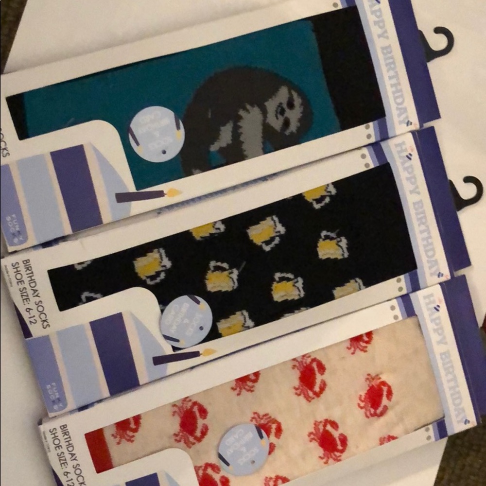 Funky socks three pairs